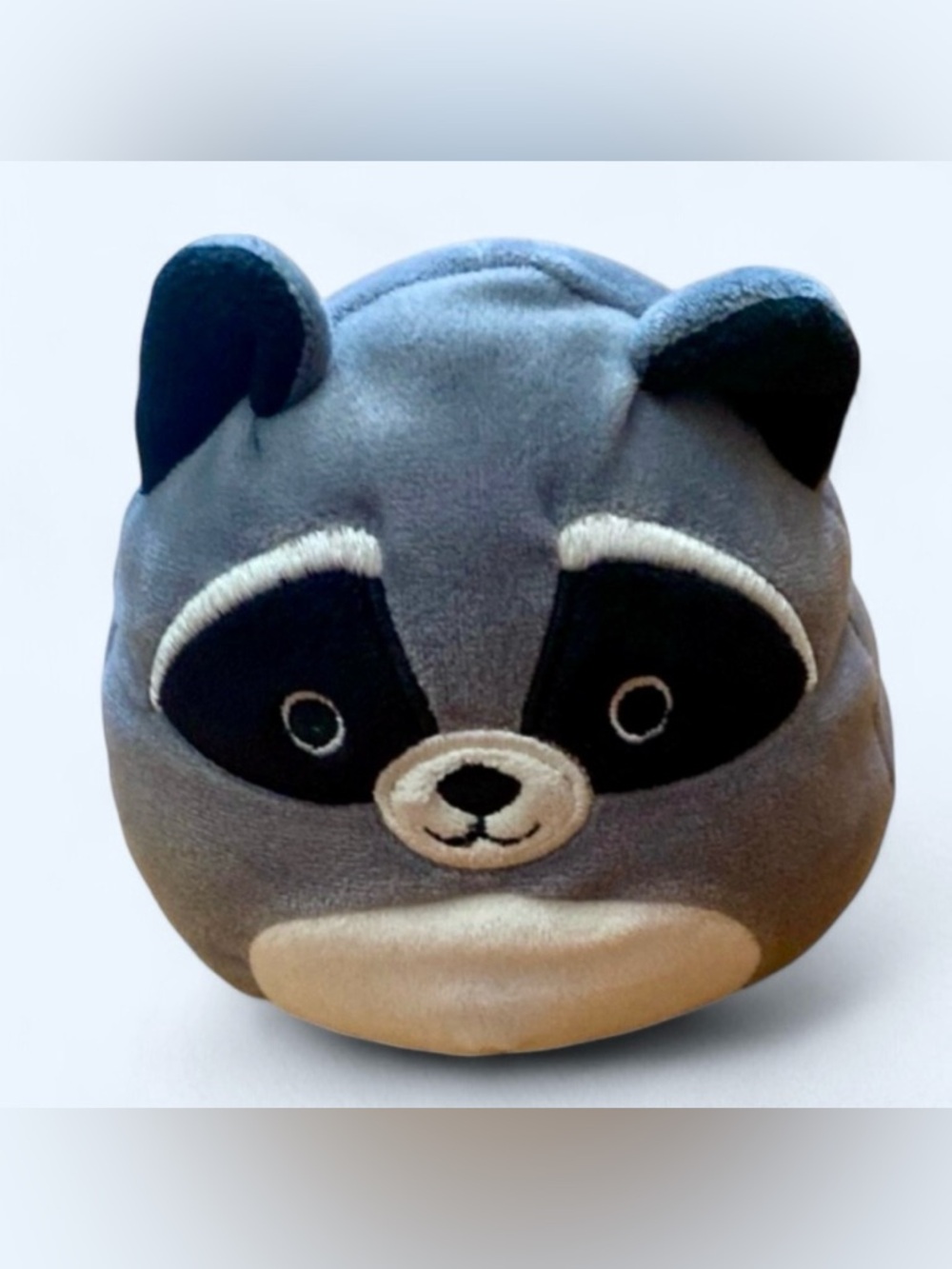 Squishmallows Gray and Black Raccoon Plush